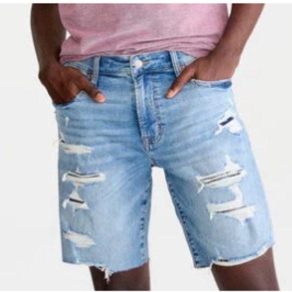American Eagle Outfitters Classic At The Knee Shorts Size 28 (6)